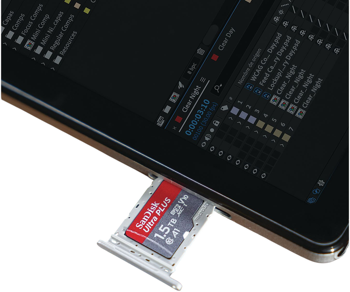 Карта пам'яті SanDisk Ultra PLUS microSDXC 1.5TB V10 UHS-I + SD Adapter (0619659203535) - зображення 4