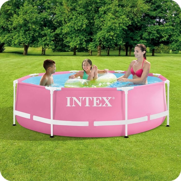 Басейн каркасний круглий Intex 244 x 76 см (6941057423340) - зображення 6