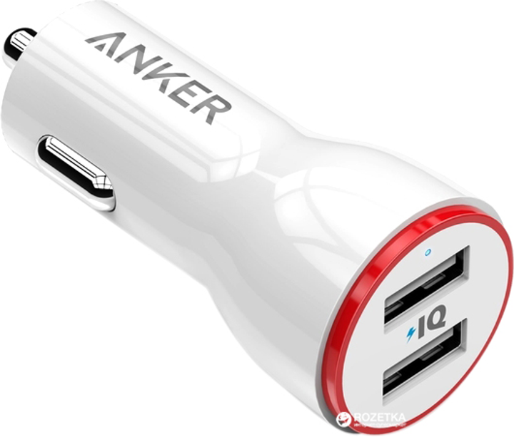 Автомобильное зарядное устройство Anker PowerDrive 2 + micro USB 0.9 м ...