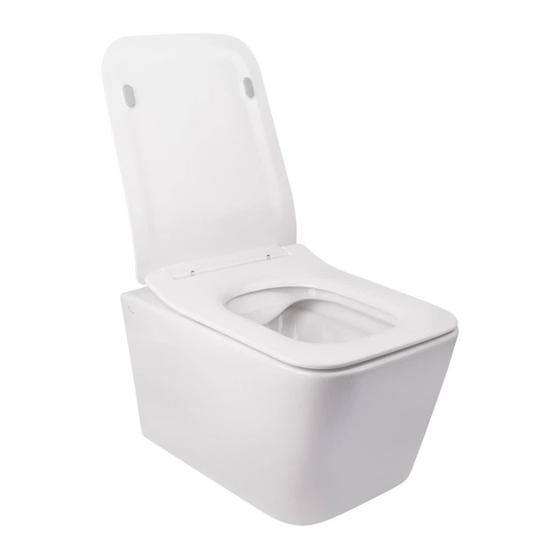 Унітаз підвісний безободковий Q-Tap Crow WHI 5170 з сидінням soft-close QT05335170W - изображение 2