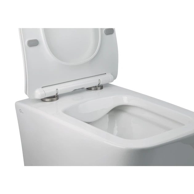 Унітаз підвісний безободковий Q-Tap Crow WHI 5170 з сидінням soft-close QT05335170W - изображение 3