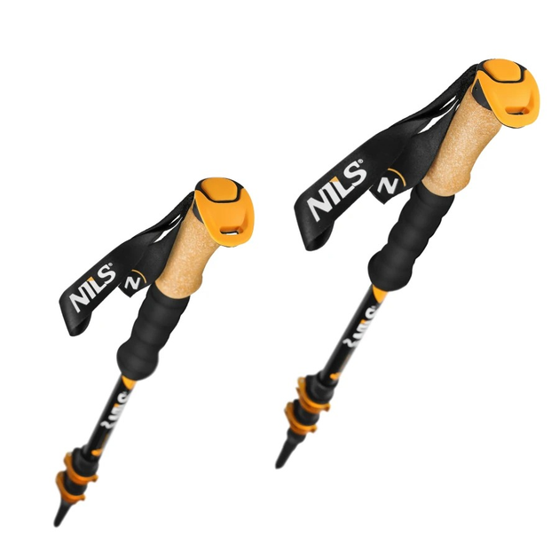 Kijki trekkingowe Nils aluminiowe składane 7075 (TK8605) (5907695557817) - obraz 3