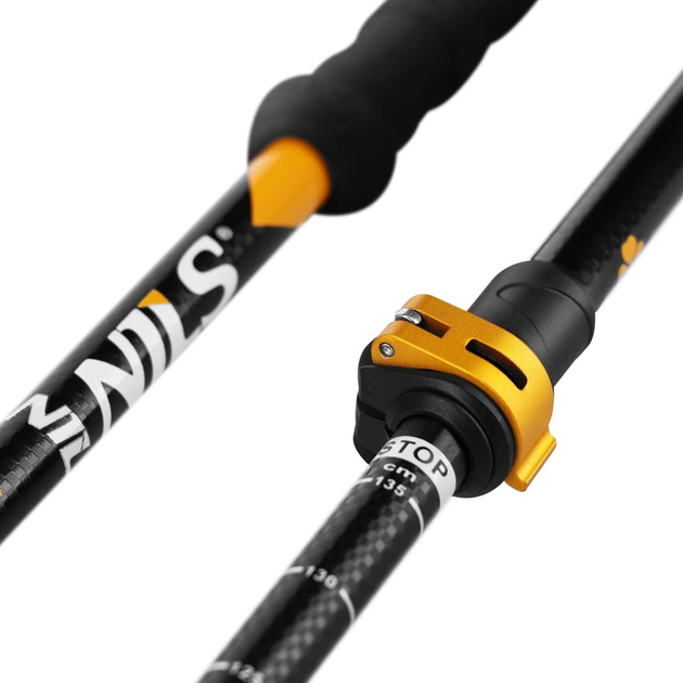 Kijki trekkingowe Nils aluminiowe składane 7075 (TK8605) (5907695557817) - obraz 5