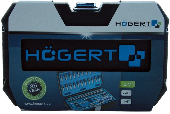 Zestaw narzędzi Hogert HT1R416 46 elementów - obraz 5