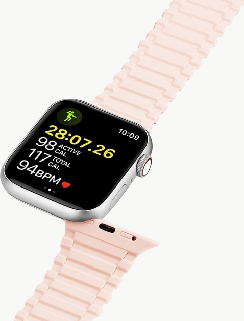 Pasek Dux Ducis Armor Series do Apple Watch 42/44/45/49 mm Pink/Purple (6934913035474) - obraz 6