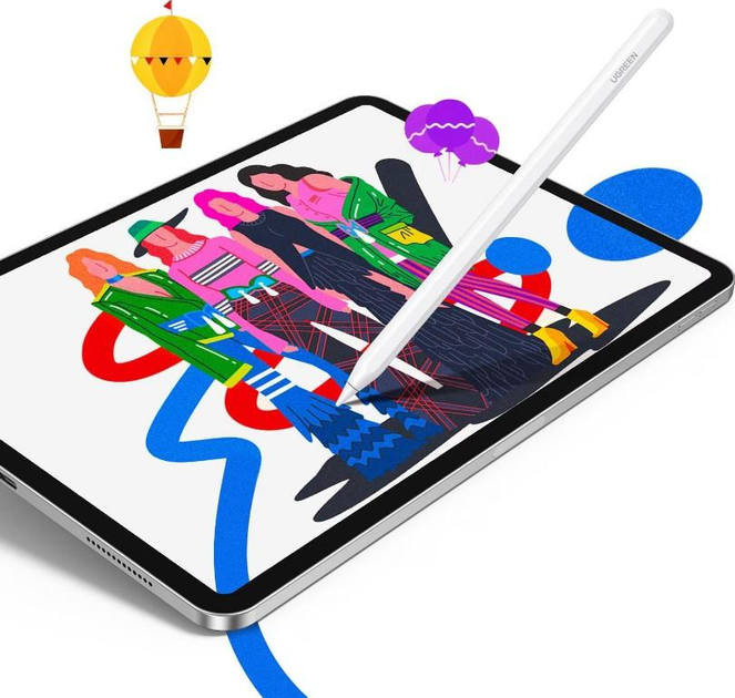 Rysik Ugreen LP653 Smart Stylus Pen for iPad Magnetic Charging White (UGR-15910) - obraz 3