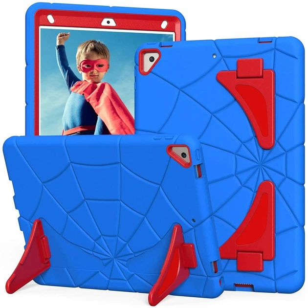 Чохол STR Spider Apple iPad 11" 2025 (A16) дитячий з підставками Spiderman Blue/Red - Фото 6 Чохол STR Spider Apple iPad 11" 2025 (A16) дитячий з підставками Spiderman Blue/Red - зображення 6