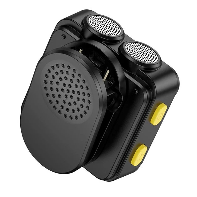 Бездротовий мікрофон Hoco L17 Dual microphone magnetic Lavalier (Lightning / Type-C) Black - изображение 5
