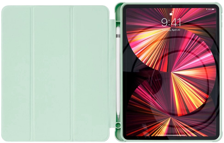 Etui z klapką Hurtel Smart Cover do iPad Pro 11'' 2021 / 2020 Green (AT9145576224410) - obraz 3