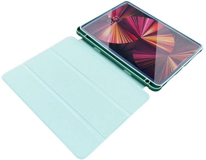 Etui z klapką Hurtel Smart Cover do iPad Pro 12.9'' 2021 / 2020 Green (AT9145576224366) - obraz 5