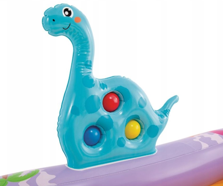 Wodny plac zabaw Intex Dino Park z dmuchaną zjeżdżalnią 56139 201 x 157 x 69 cm (6941057428628) - obraz 9