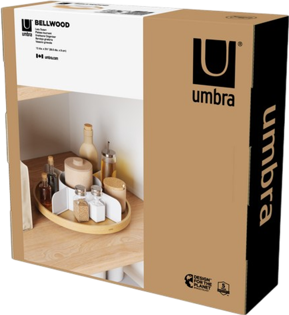 Organizer Umbra Bellwood obrotowy 30 x 9 cm (028295398602) - obraz 11