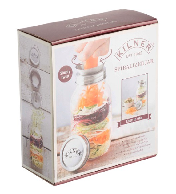 Słoik Kilner ze spiralną tarką do warzyw 1 l (5010853233550) - obraz 15
