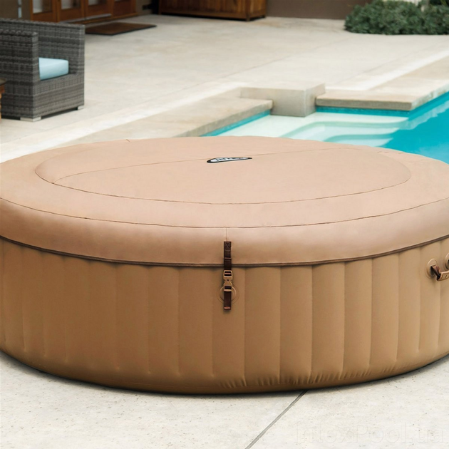 Басейн надувний Intex 196 x 70 см Brown (6941057418148) - зображення 4