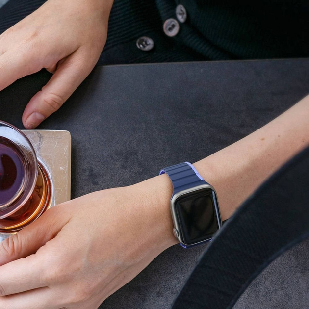 Ремінець Dux Ducis LD Version для Apple Watch 42/44/45/49 мм Blue (6934913027929) - зображення 3