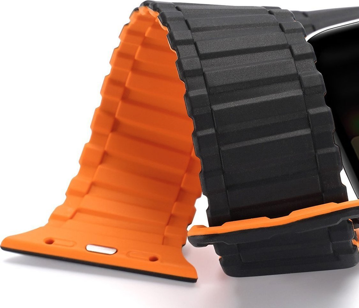 Ремінець Dux Ducis Armor Series для Apple Watch 38/40/41 мм Black/Orange (6934913035405) - зображення 7