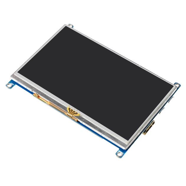 Дисплей Waveshare LCD 5” для Raspberry Pi (800×480 / HDMI / Model B) - Фото 2 Дисплей Waveshare LCD 5” для Raspberry Pi (800×480 / HDMI / Model B) - изображение 2