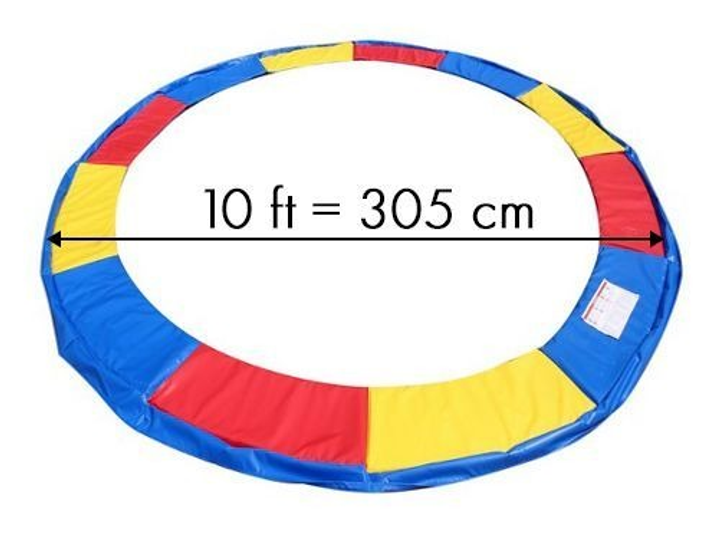 Osłona sprężyn do trampoliny MULTISTORE 305 - 312 cm Kolorowa (5903089061762) - obraz 5