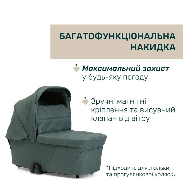 Коляска 2 в 1 Chicco Bellagio Зелена (87136.33.01) - зображення 7