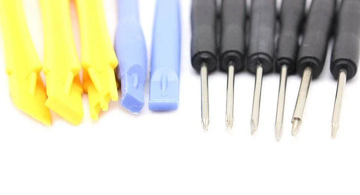 14в1 набір інструментів LSF-016 (викрутки: *0.8, +1.5, -2.0, T4, T5, T6; 2 медіатори, 5 лопаток, присоска) - Фото 4 14в1 набір інструментів LSF-016 (викрутки: *0.8, +1.5, -2.0, T4, T5, T6; 2 медіатори, 5 лопаток, присоска) - зображення 4