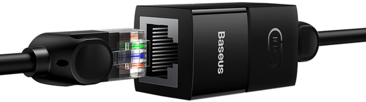 Zestaw 10 złączek Baseus AirJoy LAN RJ45 Black (6932172630423) - obraz 8