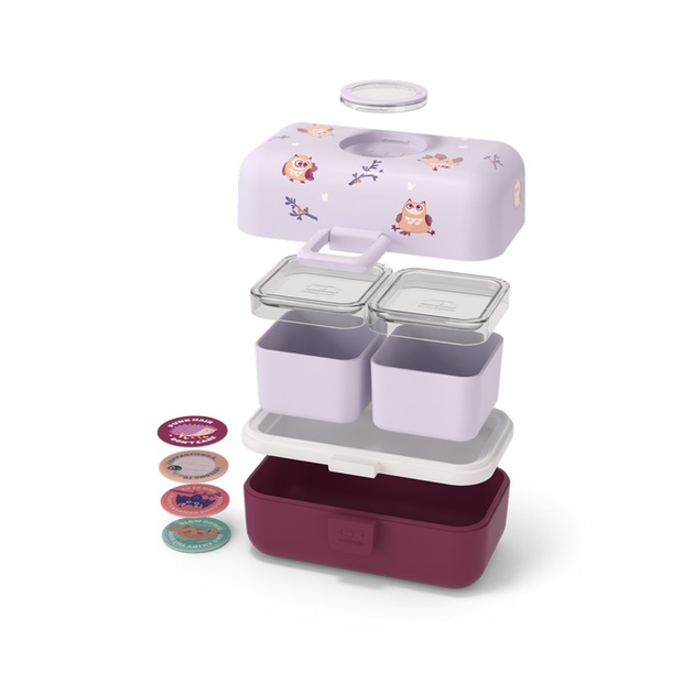 Ланч-бокс Monbento Tresor Graphic Owl (3760367952318) - зображення 5