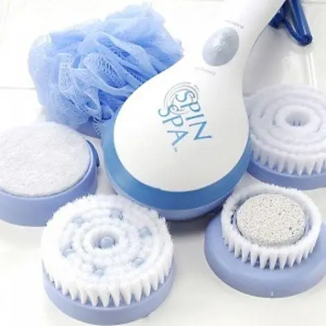 Багатофункціональна масажна електрощітки для тіла Spin Spa Brush - зображення 3