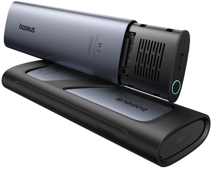 Зовнішня кишеня Baseus FlyJoy M.2 NVMe USB3.2 Gen2 10Gbps 8TB Space Grey (6932172658335) - зображення 3