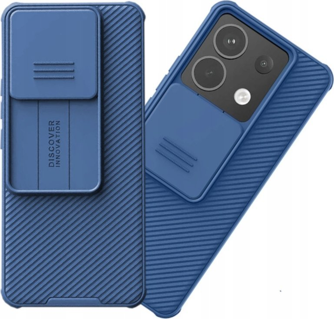 Панель Nillkin CamShield Pro Case для Xiaomi Redmi Note 13 Pro 5G/Poco X6 5G Blue (6902048271937) - зображення 3