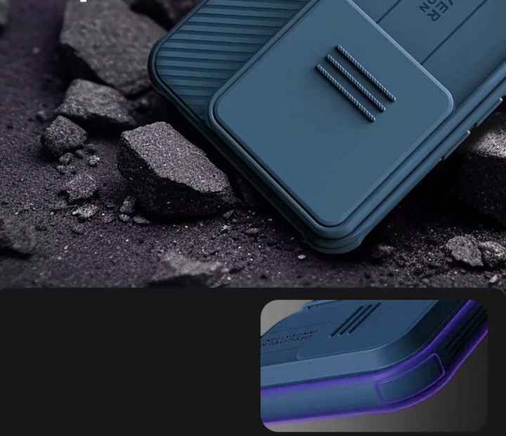 Панель Nillkin CamShield Pro Case для Xiaomi Redmi Note 13 Pro 5G/Poco X6 5G Blue (6902048271937) - зображення 6
