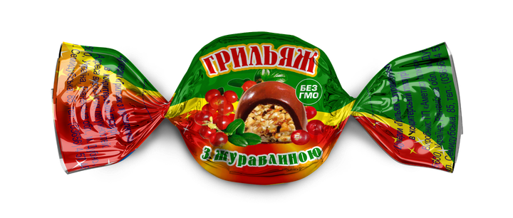 Цукерка Грильяж з журавлиною АМЕТИСТ ПЛЮС вагова 500г (213799) - Фото 1 Цукерка Грильяж з журавлиною АМЕТИСТ ПЛЮС вагова 500г (213799) - зображення 1