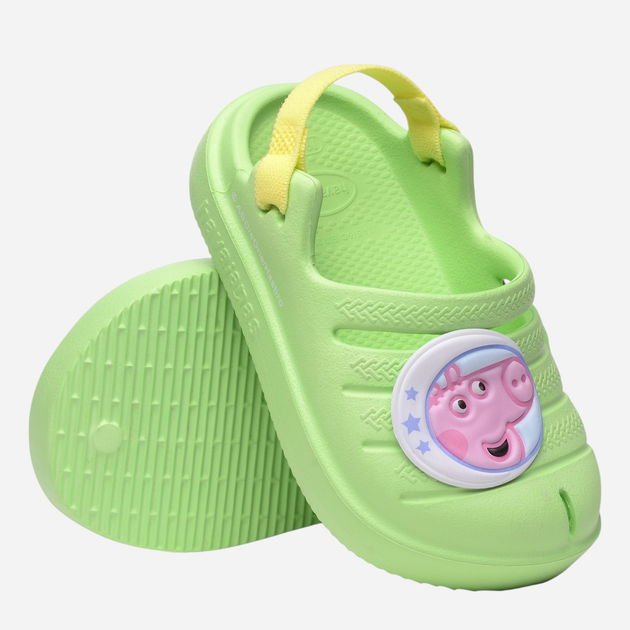 Дитячі крокси-сабо для хлопчика Havaianas 4148462.1822 27-28 (25-26BR) Салатові (7909843640073) - зображення 7