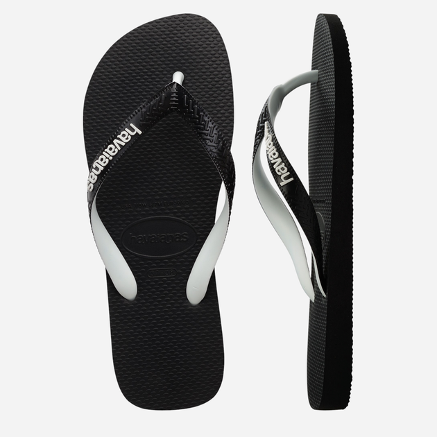 Klapki japonki męskie basenowe Havaianas 4115549.1069 45-46 (43-44BR) Czarne (7893249404936) - obraz 7