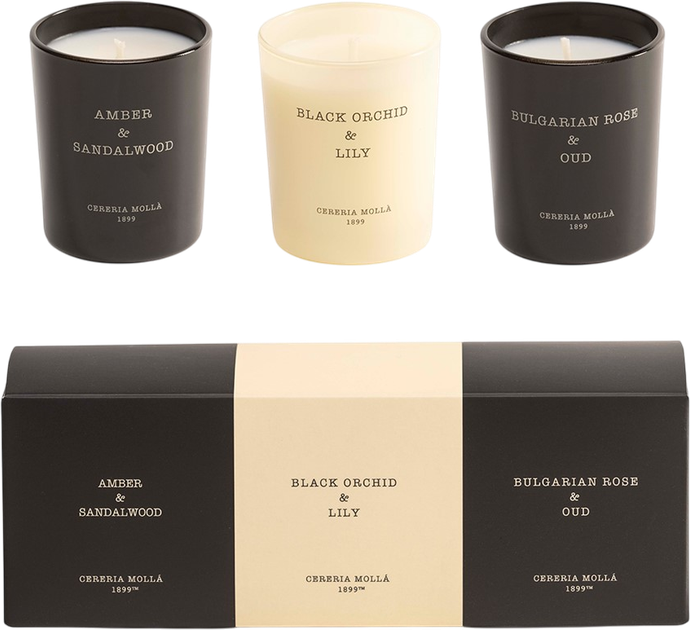 Набір ароматичних свічок Cereria Molla Boutique маленьких 3 шт (8424405007273) - зображення 6