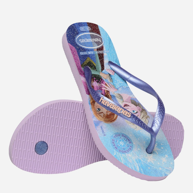 Дитячі в'єтнамки для дівчинки Havaianas 4123328.0397 31-32 (29-30BR) Фіолетові (7909989437780) - зображення 6