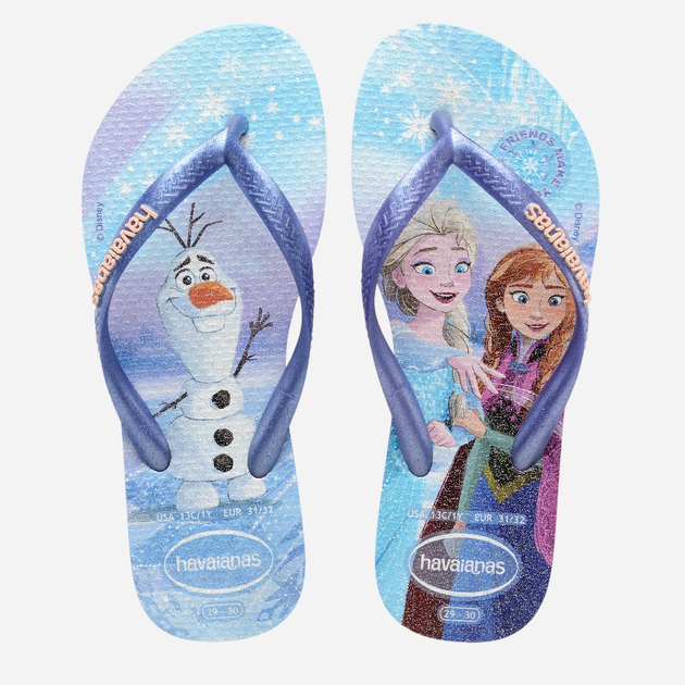 Klapki japonki dziecięce dla dziewczynki Havaianas 4123328.0397 29-30 (27-28BR) Fioletowe (7909989437773) - obraz 5