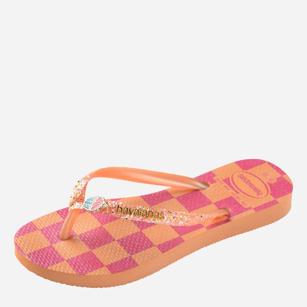 Klapki japonki dziecięce dla dziewczynki Havaianas 4146976.0027 31-32 (29-30BR) Brzoskwiniowe (7909989411971) - obraz 3