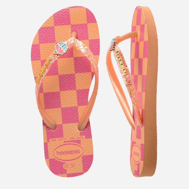 Klapki japonki dziecięce dla dziewczynki Havaianas 4146976.0027 33-34 (31-32BR) Brzoskwiniowe (7909989411988) - obraz 5