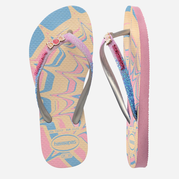 Дитячі в'єтнамки для дівчинки Havaianas 4146976.9321 31-32 (29-30BR) Рожеві (7909989412046) - зображення 4