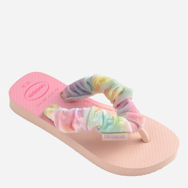 Klapki japonki dziecięce dla dziewczynki Havaianas 4149941.0076 35-36 (33-34BR) Jasnoróżowe (7909989810354) - obraz 3