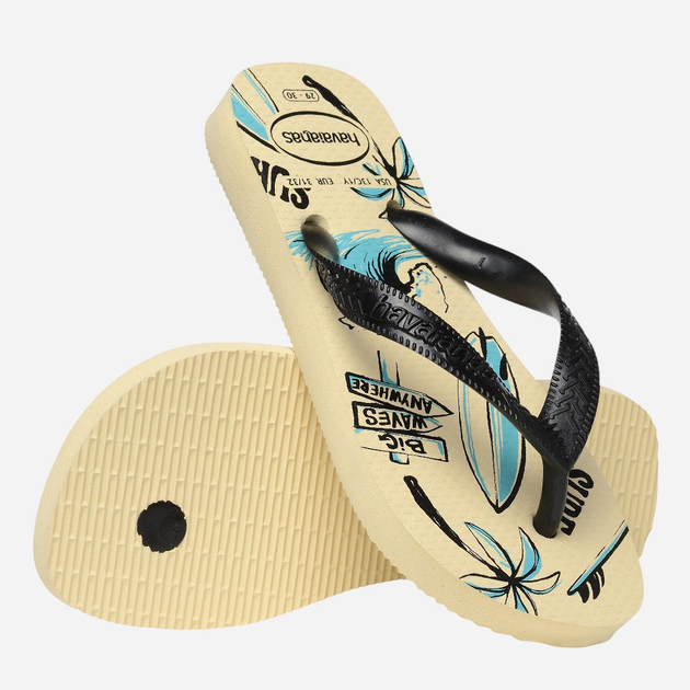 Japonki chłopięce Havaianas 4127273.9256 31-32 (29-30BR) Mleczne (7909989687437) - obraz 6
