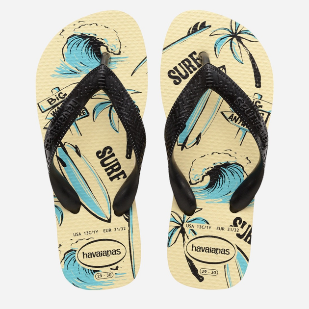 Japonki chłopięce Havaianas 4127273.9256 33-34 (31-32BR) Mleczne (7909989687444) - obraz 5