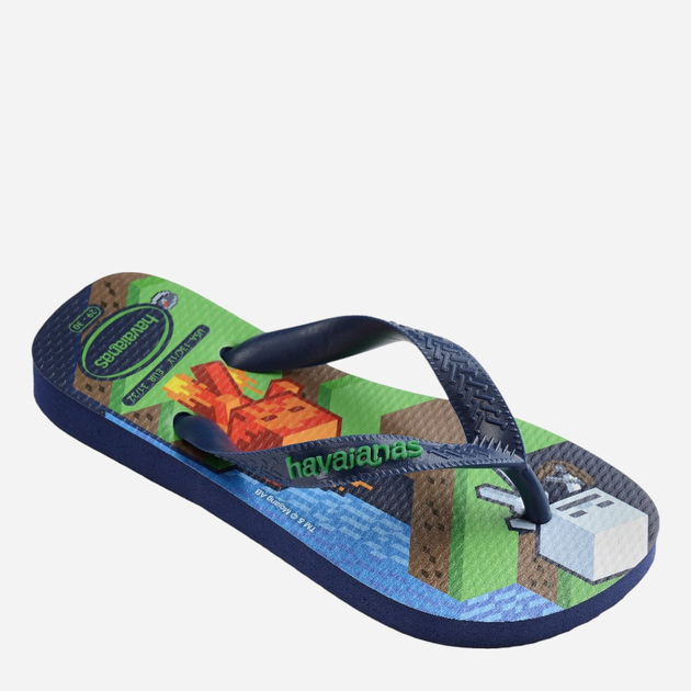 Japonki chłopięce Havaianas 4145125.0555 35-36 (33-34BR) Granatowe (7909989418208) - obraz 3