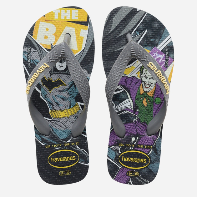 Japonki chłopięce Havaianas 4149874.5178 33-34 (31-32BR) Szare (7909989481998) - obraz 5