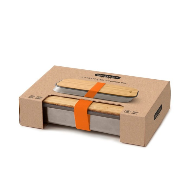 Ланч-бокс Black+Blum Haus Однокамерний з бамбуковою кришкою 900 мл (5060089724100) - зображення 19