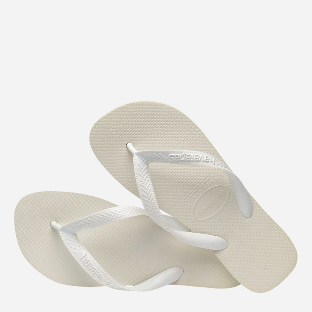 Чоловічі в'єтнамки для пляжу Havaianas 4000029.0001 43-44 (41-42BR) Білі (7891109714508) - зображення 5