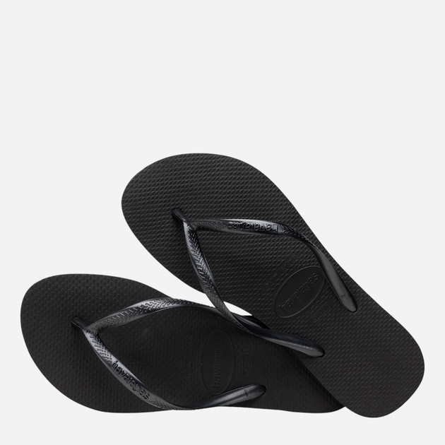 Klapki japonki damskie basenowe Havaianas 4000030.0090 43-44 (41-42BR) Czarne (7890732316509) - obraz 6