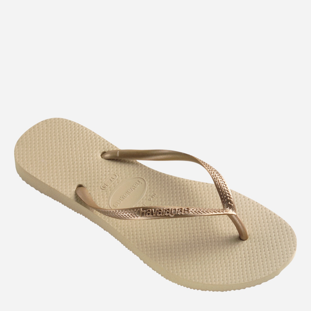 Klapki japonki damskie basenowe Havaianas 4000030.2719 43-44 (41-42BR) Piaskowy/Złocisty (7890557502507) - obraz 5