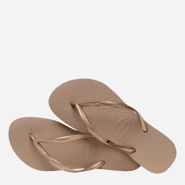Klapki japonki damskie basenowe Havaianas 4000030.3581 39-40 (37-38BR) Różowe złoto (7891266542068) - obraz 6