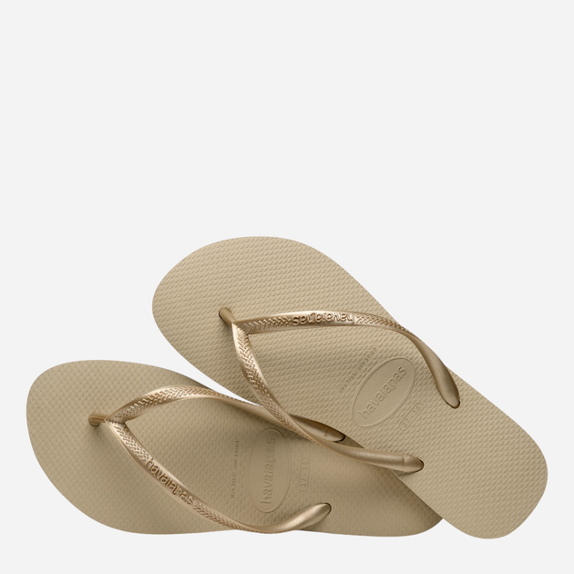 Жіночі в'єтнамки для пляжу Havaianas 4000030.2719 39-40 (37-38BR) Пісочний/Золотистий (7890557502484) - зображення 6